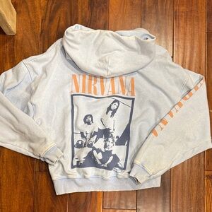 Nirvana Graphic Hoodie American Eagle